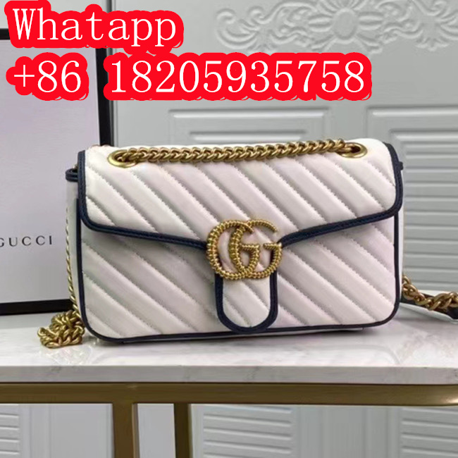 Gucci Womens Bags Shoulder Messenger Bag Luxury Brand Small GG Marmont bag with Original Box Whatapp