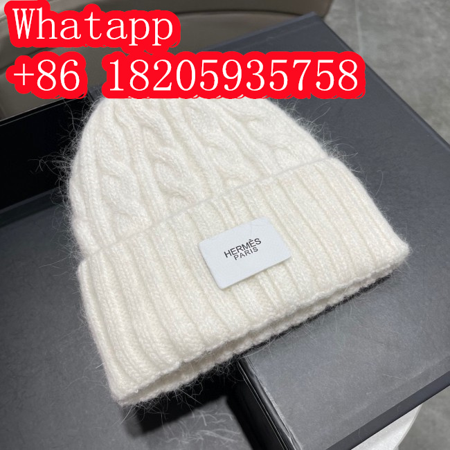 Hermes Mens Womens Knit Hats Luxury Brand Design Hermes Hat with Original Box