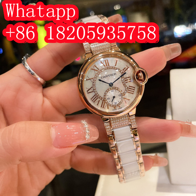 Cartier Womens Watch Luxury Brand Design Fashion Type with Original Box Whatapp