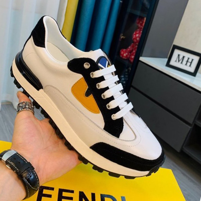 Fendi Mens Shoes Fashion Sneakers Luxury Brand Casual Shoes for Men with Original Box Whatapp