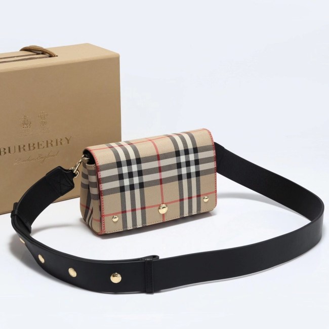 Burberry Womens Bag Small Vintage Check and Leather Crossbody Bag Whatapp