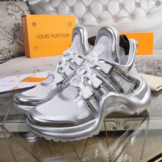 Louis Vuitton Women Shoes Sneakers Luxury Brand Design Fashion LV ARCHLIGHT SNEAKER with Original Box Whatapp