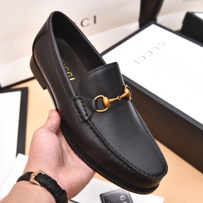 Gucci Mens Shoes Leather Design Luxury Brand Business Dress Shoes for Men with Original Box Whatapp