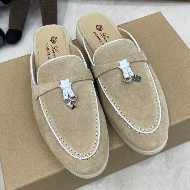 Loro Piana Womens Shoes Sandals Slippers Casual Design Luxury Brand Fashion Shoes for Women with Original Box Whatapp