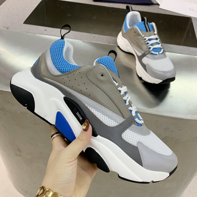 Dior Mens Shoes Sneakers Luxury Brand Breathable Design B22 SNEAKER with Original Box Whatapp