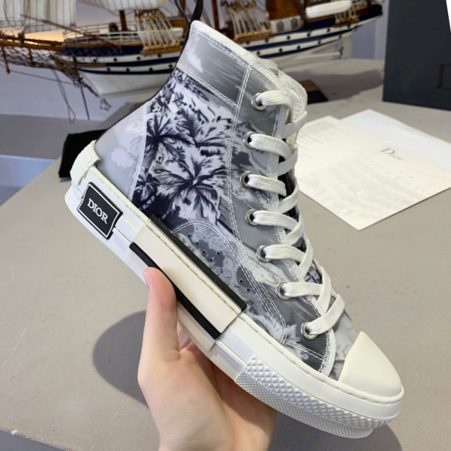 Dior Womens Mens Shoes Sneakers Luxury Brand Unisex Design B23 High-Top Sneaker with Box Whatapp