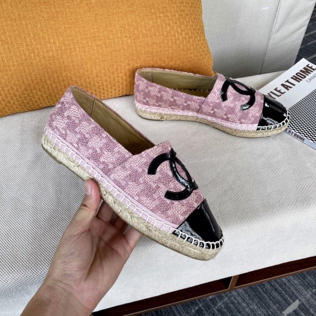 Chanel Women Shoes Fashion Espadrille Luxury Brand Casual Shoes for Women ESPADRILLE with Original Box Espadrilles Whatapp