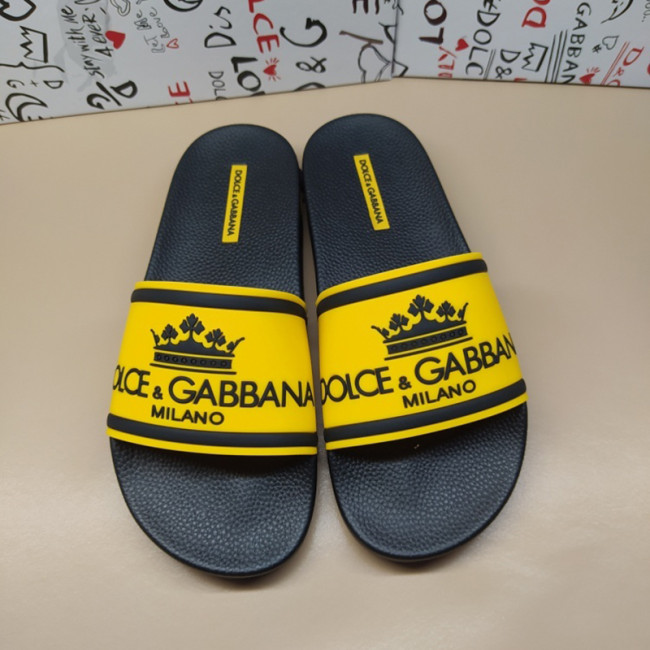 Dolce&Gabbana Women Shoes Flat Mule Slippers Printed Calfskin And Rubber Sliders Whatapp