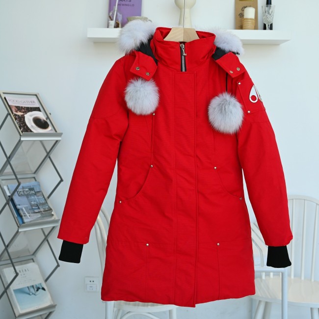 Moose Knuckles Design Womens Winter Windprood Down Jackets Keep Warm 90% White Duck Down Whatapp