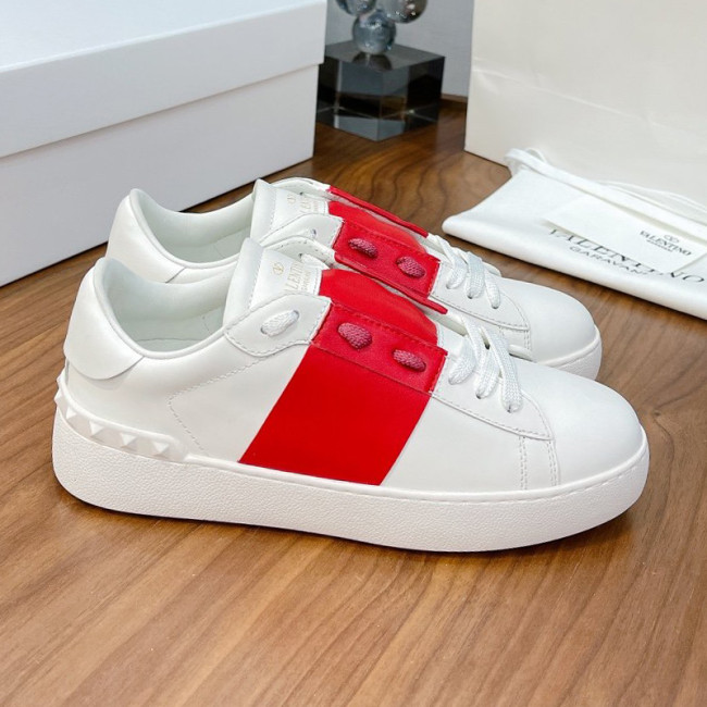 Valentino Men Shoes Fashion Design Luxury Brand OPEN SNEAKER WITH VLTN PRINT with Original Box WY0S0830BLUA01 Whatapp