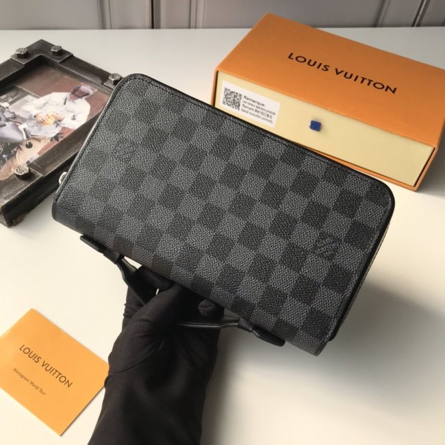 Louis Vuitton Mens Bag Wallets Clutch ZIPPY XL WALLET with Original Box Whatapp