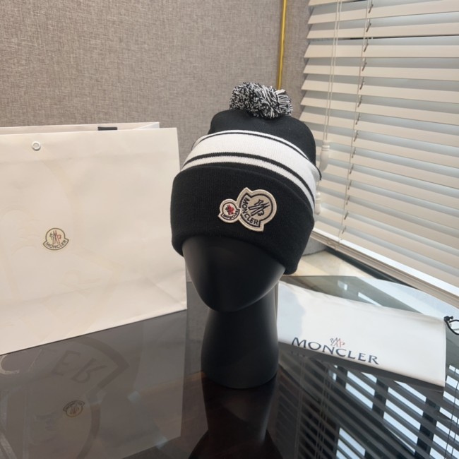 Moncler Mens Womens Hats Luxury Brand Design Moncler Knit Hat with Original Box