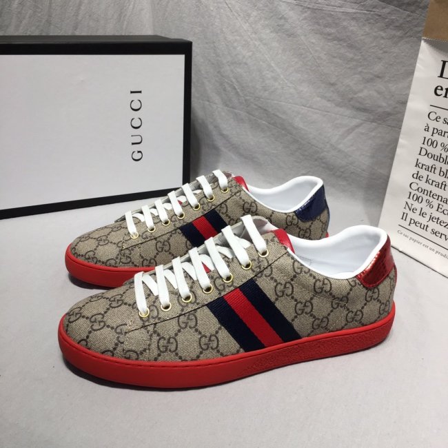 Gucci Mens Shoes Luxury Brand Men's Ace GG Supreme Sneaker