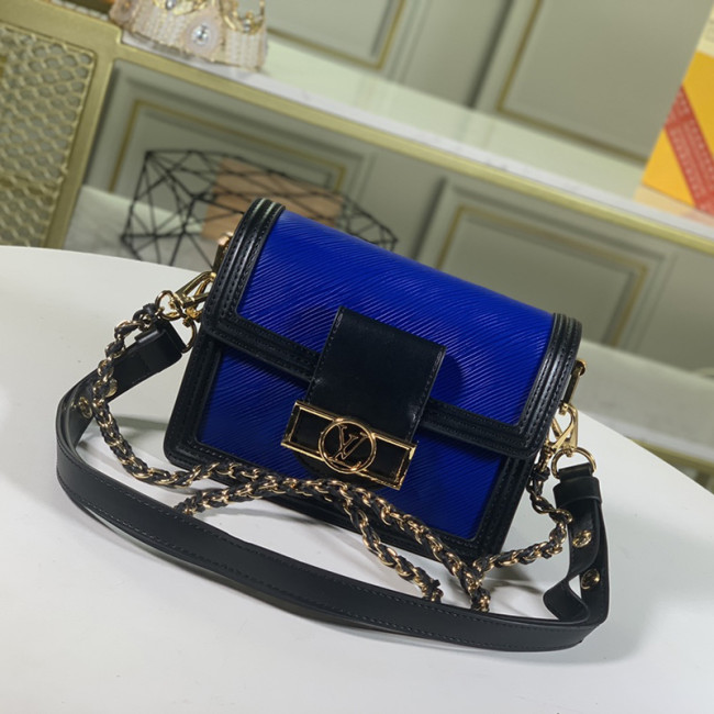 Louis Vuitton Womens Bag MINI DAUPHINE Epi Leather Luxury Brand Shoulder Bags for Women with Original Box Whatapp