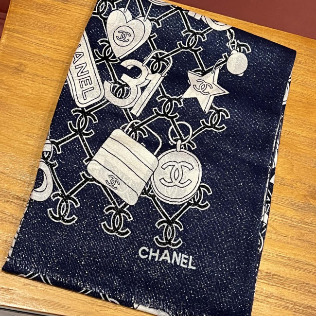 Chanel Scarves Womens Fashion Scarf with Original Box Whatapp