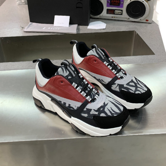 Dior Womens Shoes Sneakers Luxury Brand B22 Sneakers with Original Box Unisex Design Whatapp