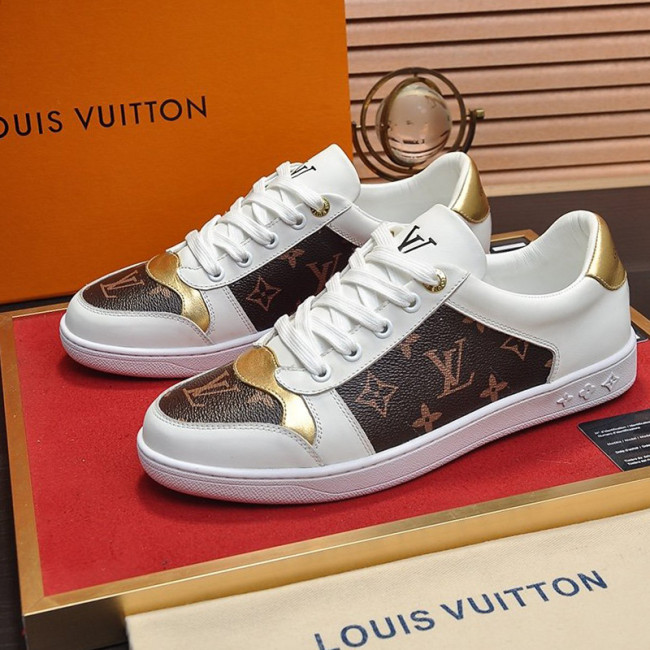 Louis Vuitton Men Shoes Fashion Sneakers LUXEMBOURG SNEAKER Monogram Luxury Brand with Original Box Whatapp