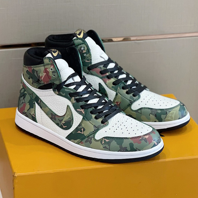 Louis Vuitton NIKE Men Shoes Fashion Sneakers Design Luxury Brand LVXNIKE Air Jordan Sneakers with Original Box Whatapp