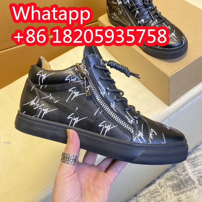 Giuseppe Zanotti Mens Shoes Sneakers Luxury Brand Sneakers with Original Box GZ Shoes Fashion Whatapp