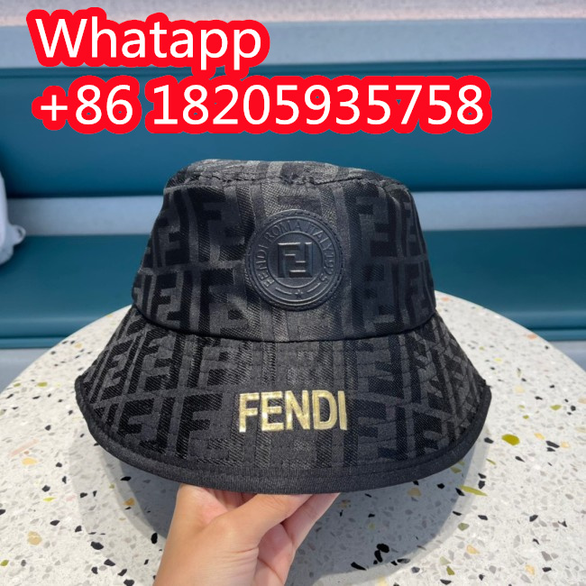 Fendi Men Womens Bucket Hat Luxury Brand Design Fendi Cap with Original Box