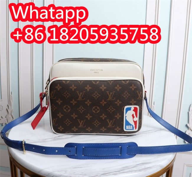 Louis Vuitton Mens Bags Messenger Bag Luxury Brand Monogram LVXNBA NIL MESSENGER Bag M45584 with Box Whatapp