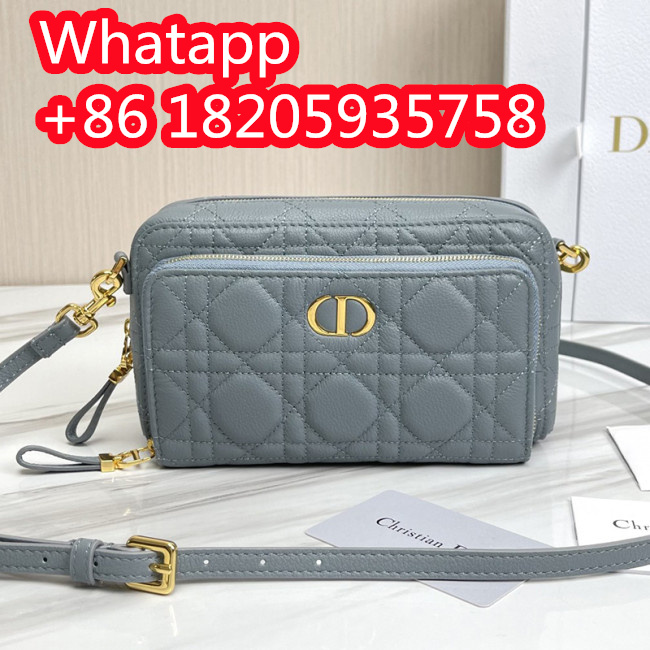 Dior Womens Bags Crossbody Bag DIOR CARO Womens Pouches Cosmetic Bags with Original Box Whatapp