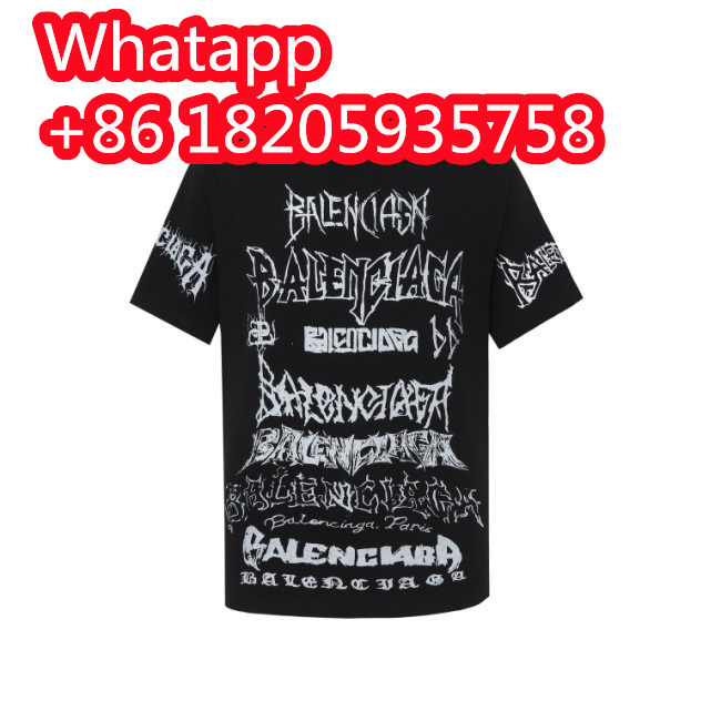 BalenciagaLuxury Brand Women Mens Short Sleeve T-Shirt Whatapp