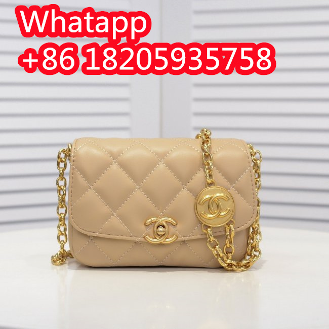 Chanel Womens Bags Small Flap bag Lambskin & Gold-Tone Metal Whatapp