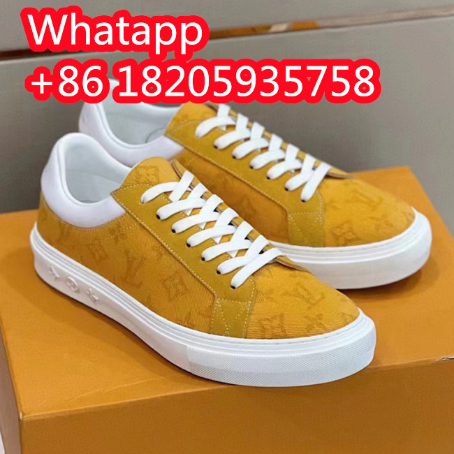 Louis Vuitton Men Shoes Sneakers Luxury Brand LV OLLIE SNEAKER with Original Box Whatapp