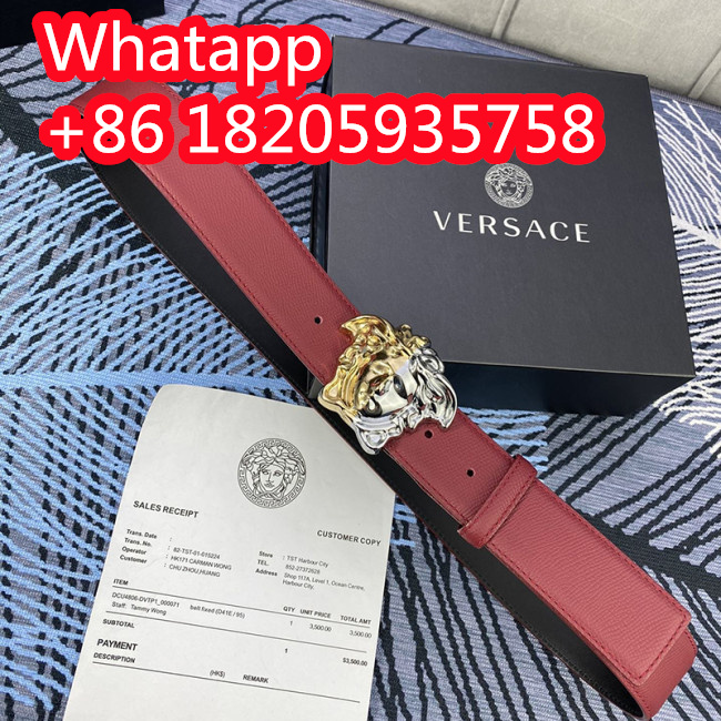 Versace Mens Belt Luxury Brand Fashion Men Belts with Original Box Whatapp