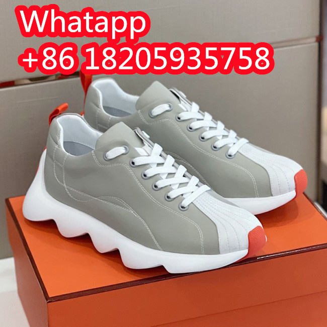 Hermes Mens Casual Shoes Fashion Sneakers Luxury Brand with Original Box Whatapp