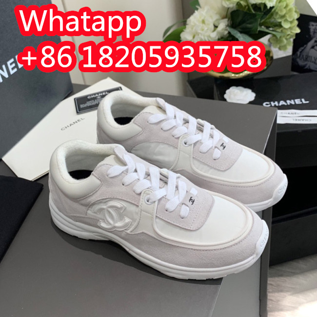 Chanel Women Shoes Sneakers Lace-Up Design Luminous Luxury Brand Sports Shoes with Original Box Whatapp