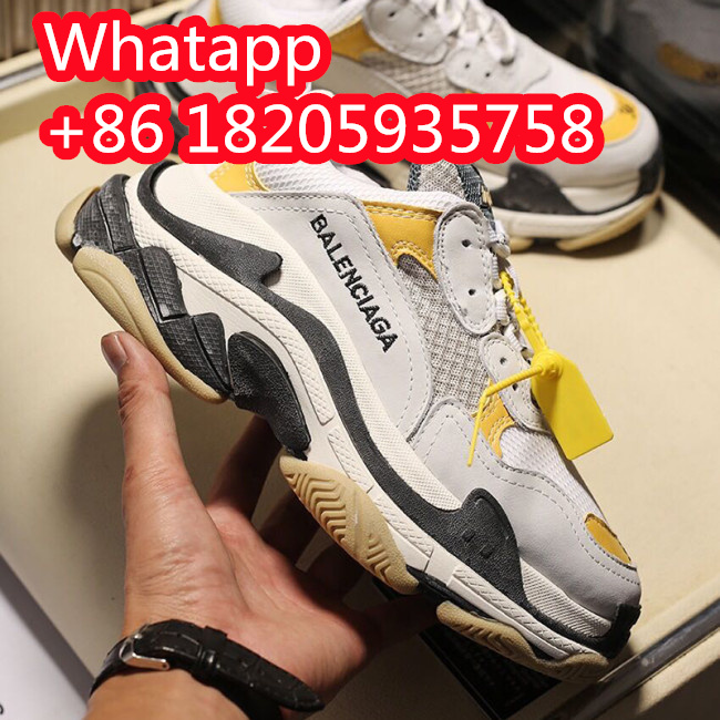 Balenciaga Womens Shoes Breathable Design Sneakers Luxury Brand Triple S Sneaker Whatapp