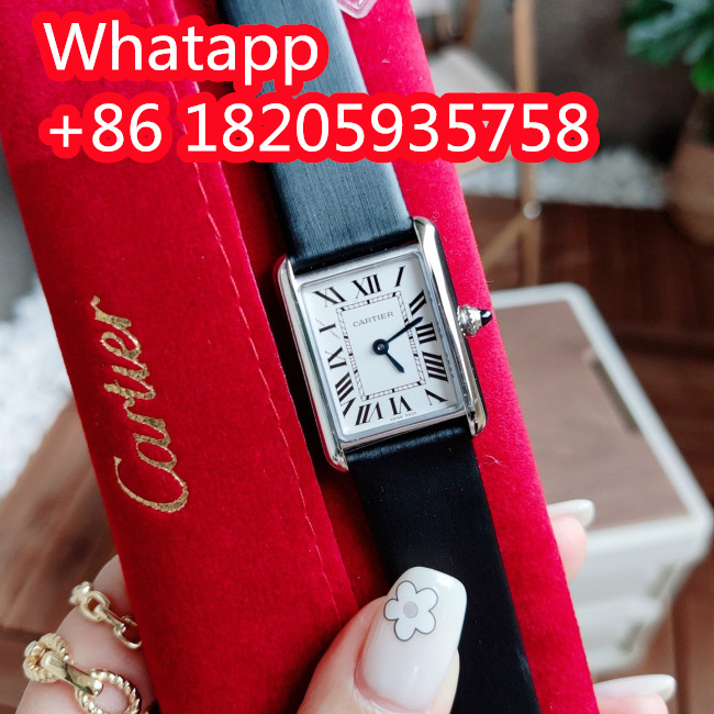 Cartier Womens Watch Luxury Brand Design Fashion Type with Original Box Tank Must Whatapp