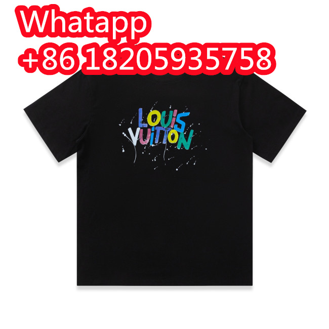 Louis Vuitton Luxury Brand Men Womens Short Sleeve T-Shirt Whatapp