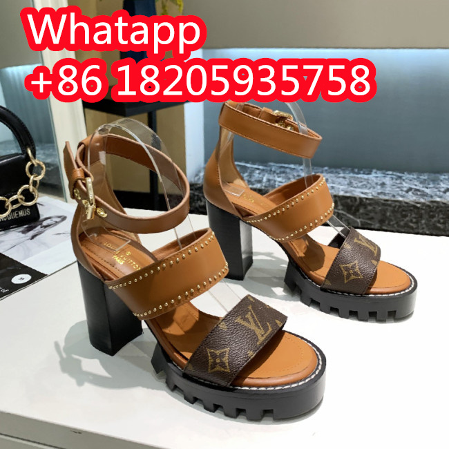 Louis Vuitton Women Shoes Sandals Fashion Luxury Brand STAR TRAIL SANDAL with Original Box Summer Sandals Whatapp