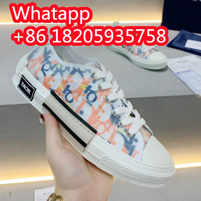 Dior Women Shoes Sneakers Casual Luxury Brand B23 Low-Top Sneaker with Original Box Whatapp