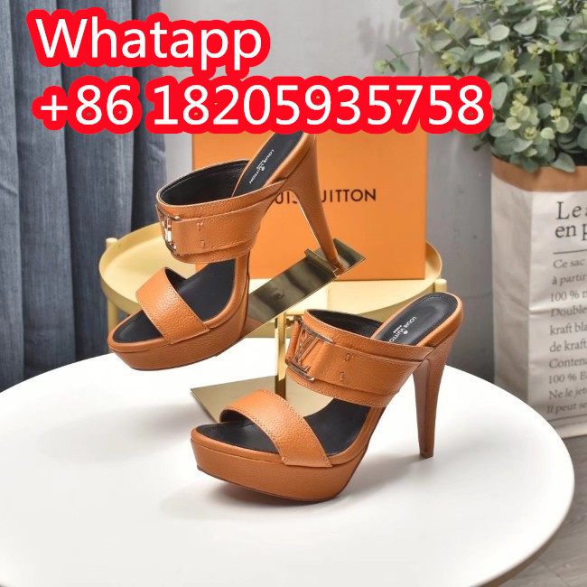 Louis Vuitton Womens Shoes Mule High Heels 12cm Whatapp