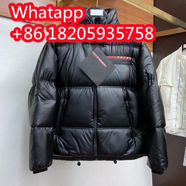 Prada Men Womens Coat Luxury Brand Mens Down Jacket Top Quality 90% White Duck Fur Keep Warm Whatapp