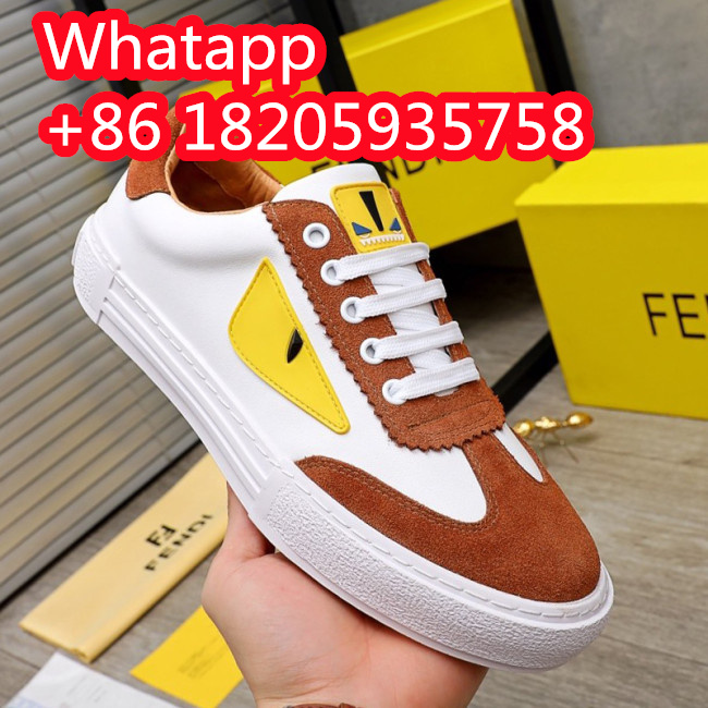 Fendi Mens Shoes Fashion Sneakers Luxury Brand Casual Shoes for Men with Original Box Whatapp