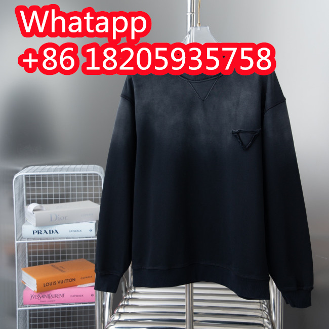 Prada Women Mens Long Sleeve T Shirts Sweatshirt Luxury Brand Mens Sweatshirts Whatapp