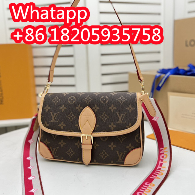 Louis Vuitton Womens Bags Luxury Brand DIANE M45985 Monogram coated canvas with Original Box Whatapp