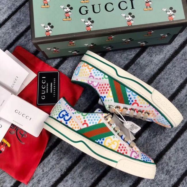 Gucci Mens Shoes Luxury Brand Men's Gucci Tennis 1977 Sneaker with Original Box Whatapp