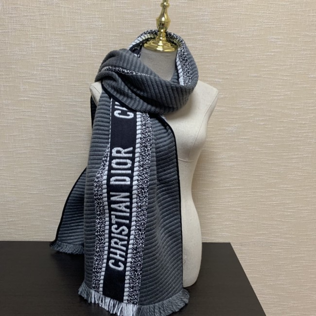 Dior Scarves Men Womens Fashion Scarf with Original Box