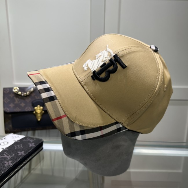 Burberry Womens Mens Cap Baseball Hat Luxury Brand with Original Box