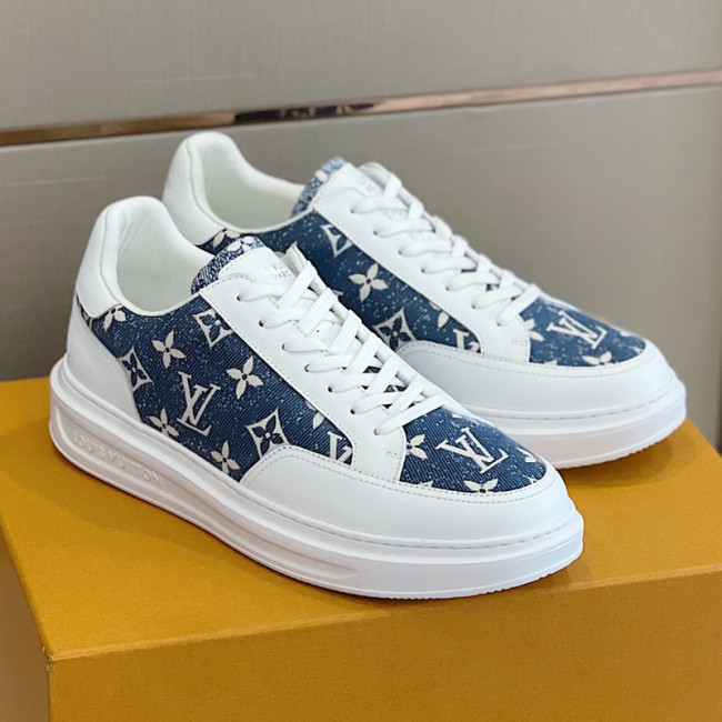 Louis Vuitton Men Shoes Fashion Sneakers RIVOLI Beverly Hills SNEAKER Luxury Brand Casual Shoes with Original Box Whatapp