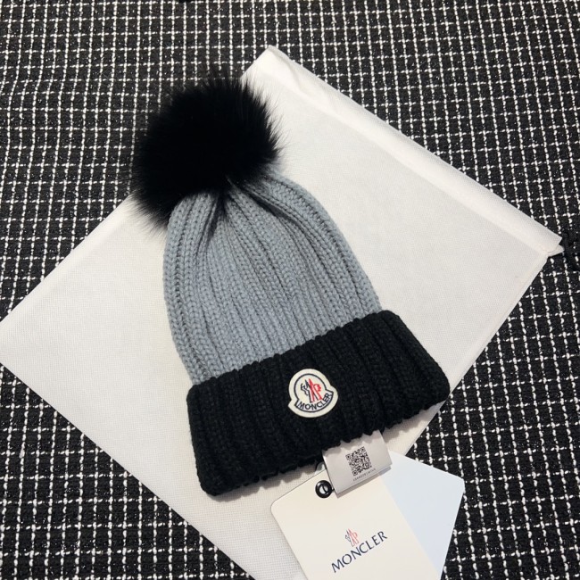 Moncler Mens Womens Hats Luxury Brand Design Moncler Knit Hat with Original Box