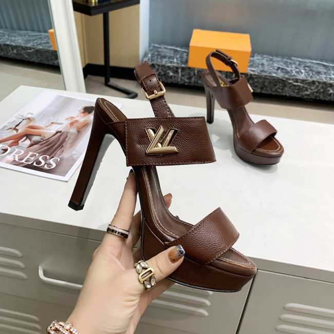 Louis Vuitton Womens Shoes Sandal High Heels 10.5cm Whatapp