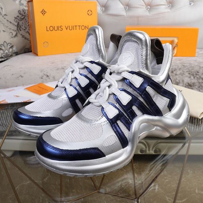 Louis Vuitton Women Shoes Sneakers Luxury Brand Design Fashion LV ARCHLIGHT SNEAKER with Original Box Whatapp