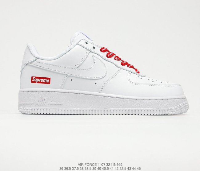 Nike Air Force 1 Low x Supreme Sneakers Men Womens Shoes 3211N369 Whatapp